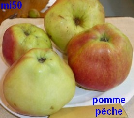  pomme pêche